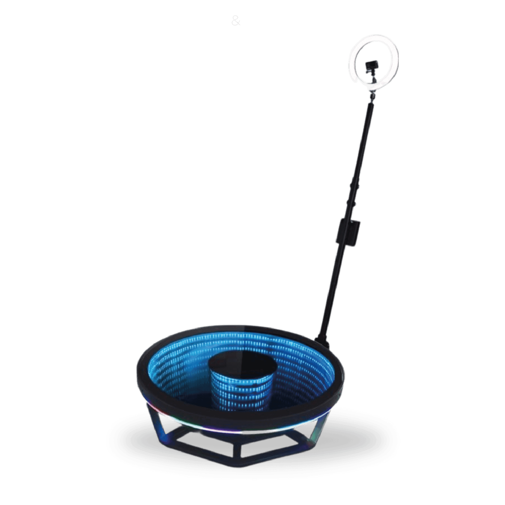 Vidéobooth 360 degrés interactif sur fond transparent