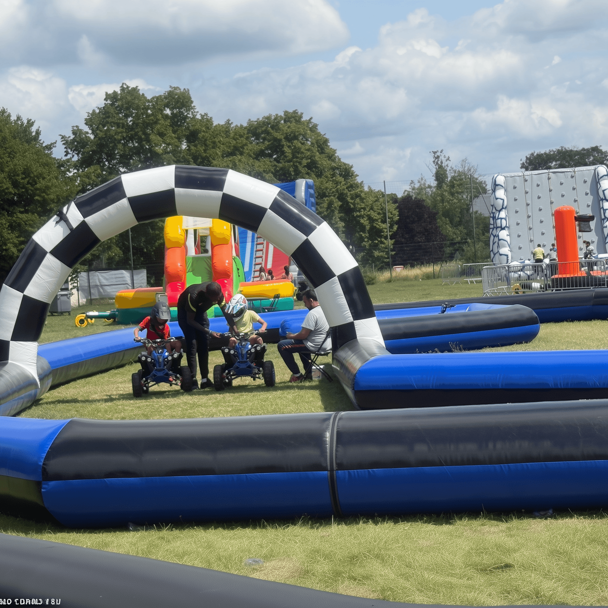 Quads Mister Bounce en utilisation