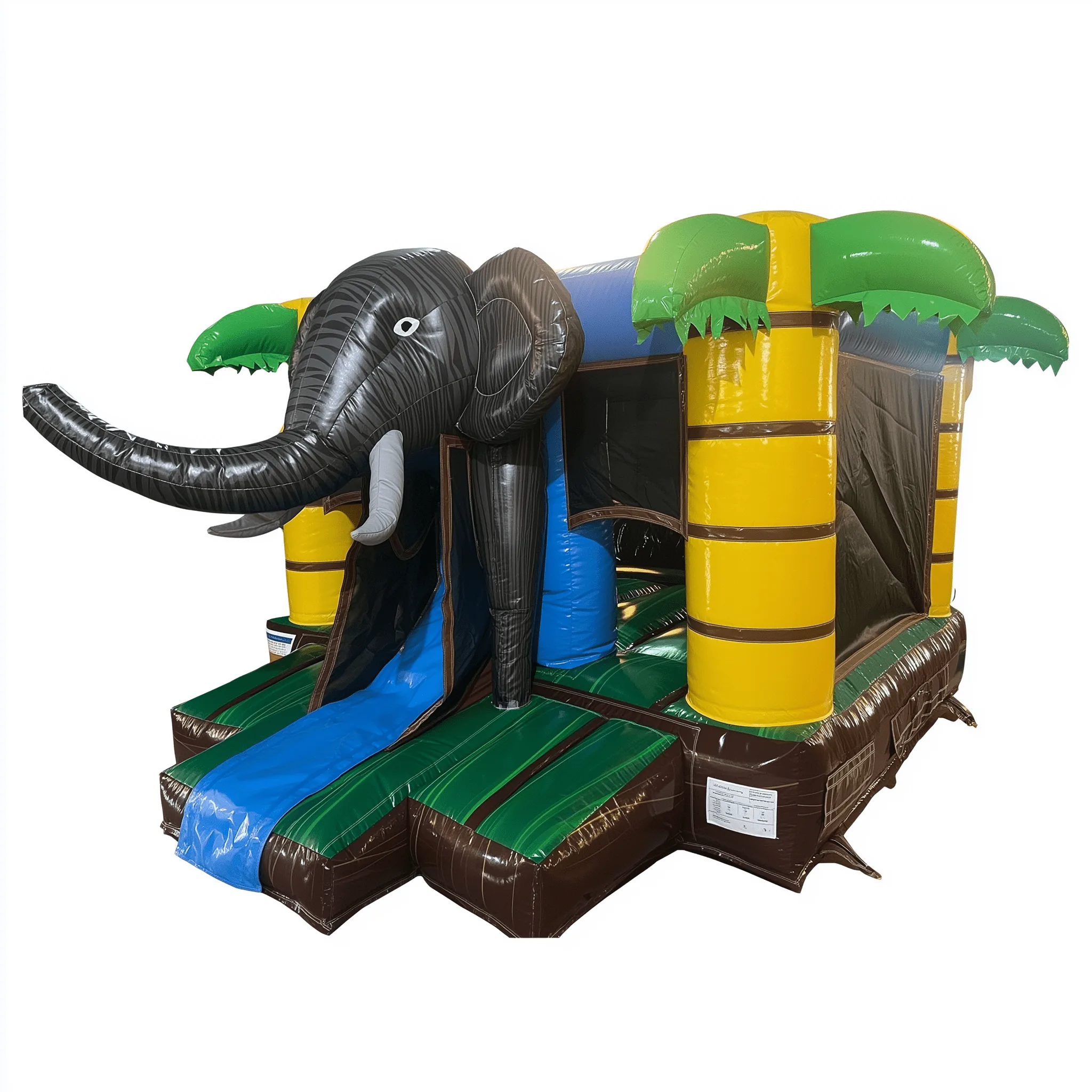 Petit château gonflable Jungle pour animation évènement petit espace